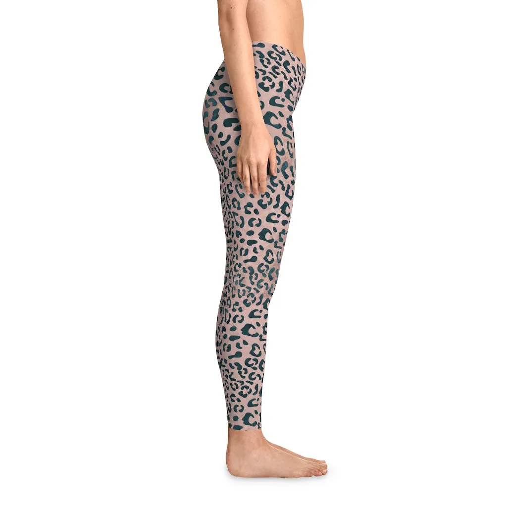 Mid Waist Leopard Camouflage Print Fitness Leggings