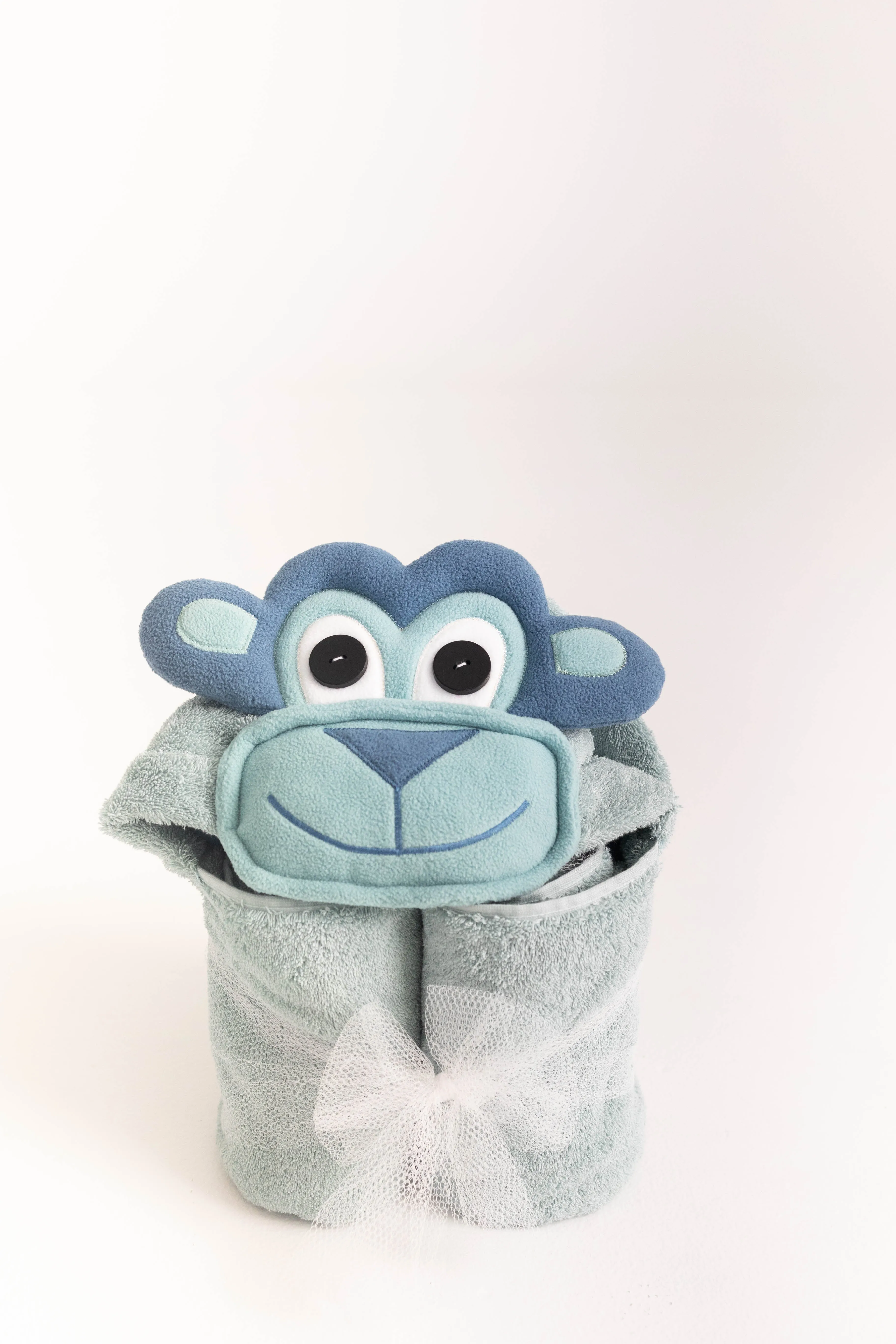 Mingo the Monkey Hooded Towel