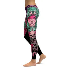 Native American Warrior Leggings