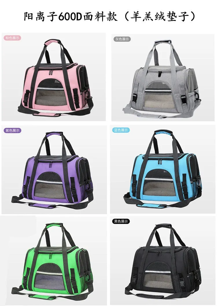 New Pet Strap Portable Breathable Folding Bag