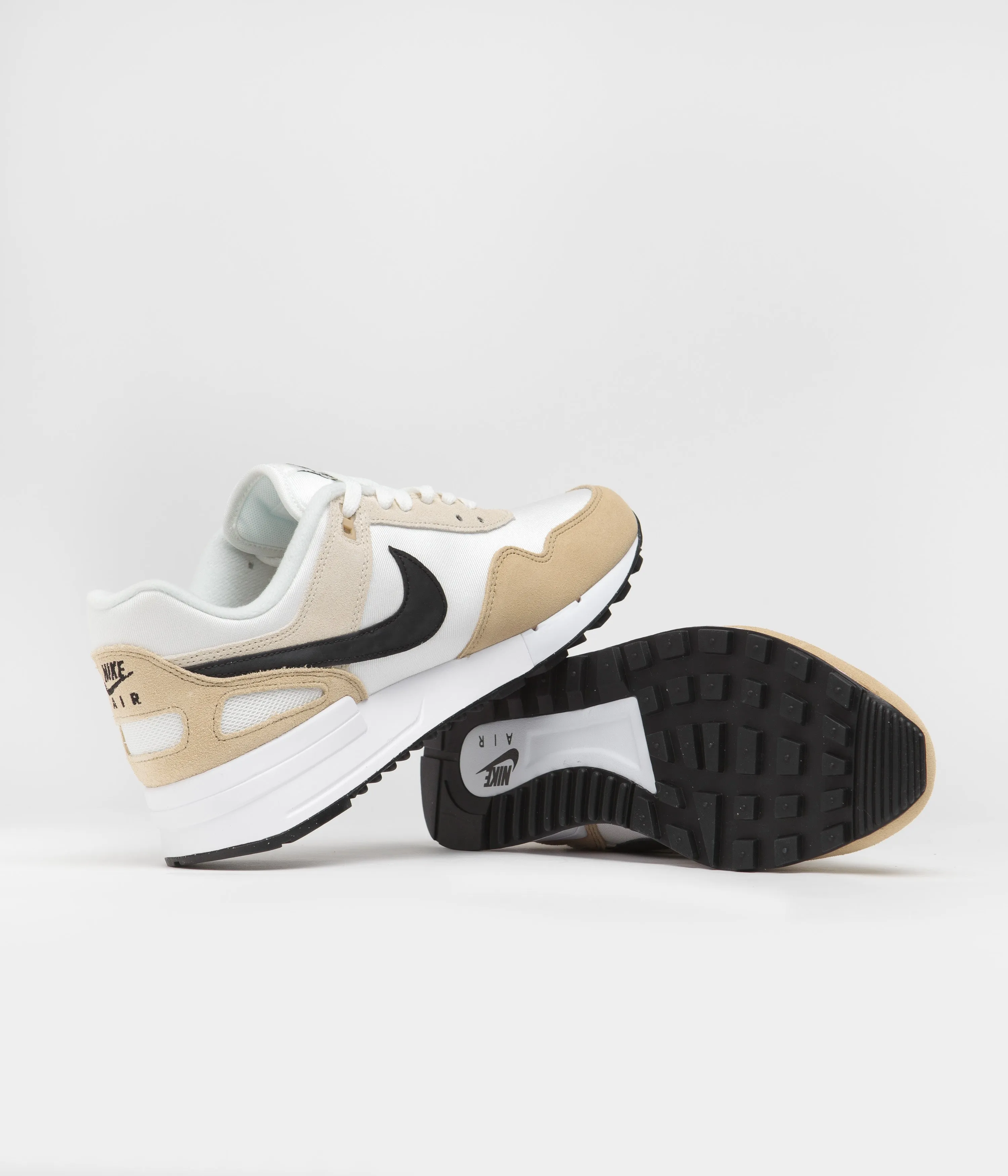 Nike Air Pegasus 89 Shoes - Summit White / Black - Hemp - Light Orewood Brown