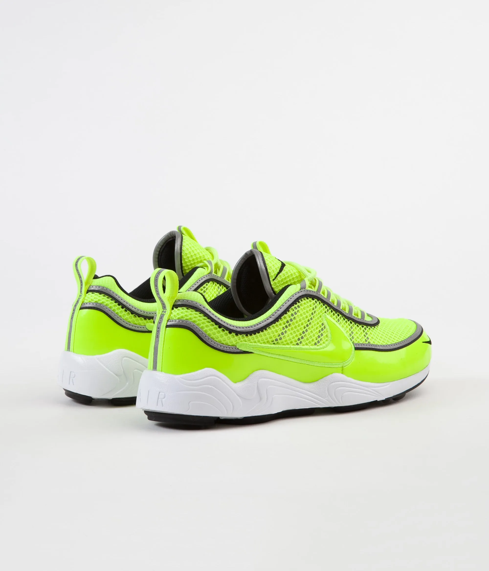 Nike Air Zoom Spiridon '16 Shoes - Volt / Volt Tint - White - Black