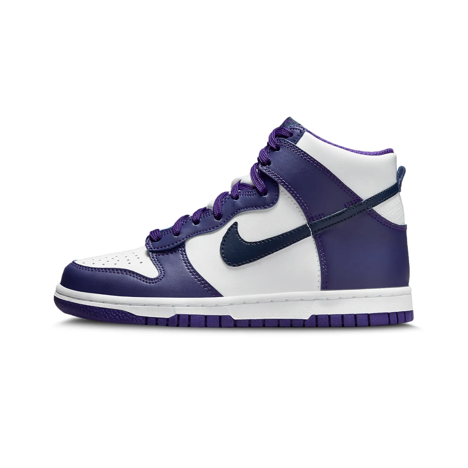 Nike Dunk High Electro Purple Midnght Navy (GS)