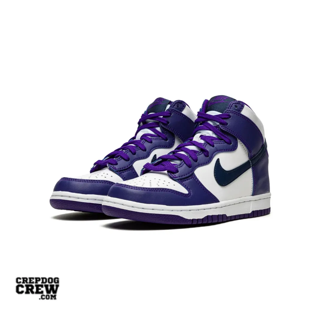 Nike Dunk High Electro Purple Midnght Navy (GS)