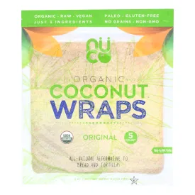 Nuco Organic Coconut Wraps 2.47 Oz (Pack of 12)