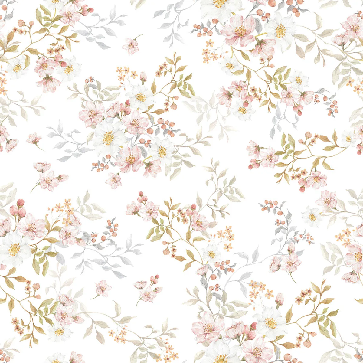 Pastels in Bloom Wallpaper