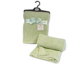 Plain Baby Waffle Wrap - Sage Green (PK1) BW-112-950SG