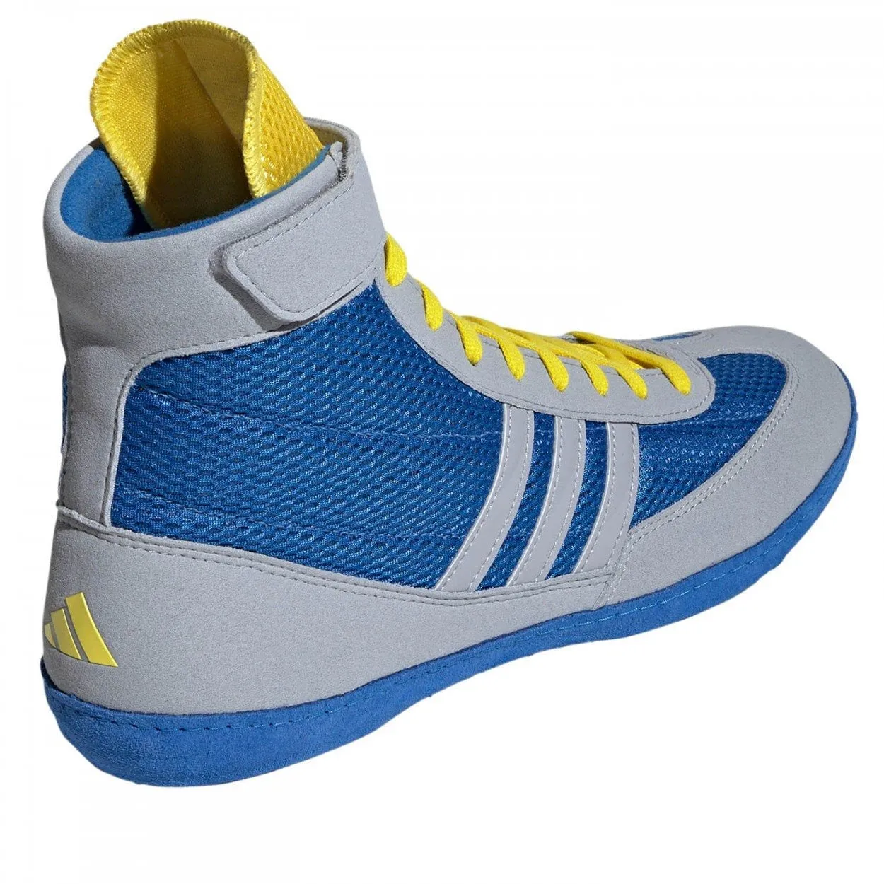 Ringerschuhe ADIDAS Combat Speed 4 - Blau/Grau/Gelb