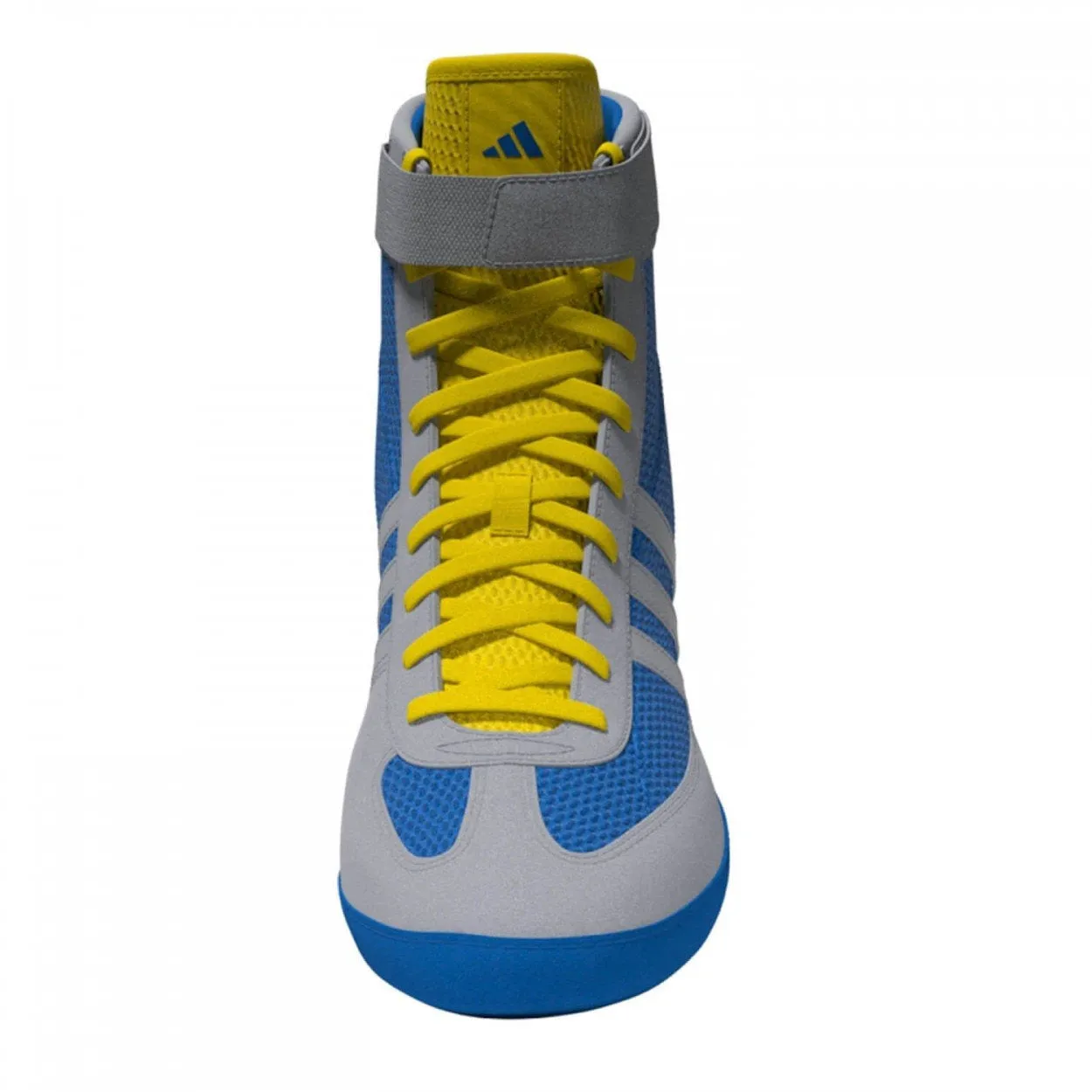 Ringerschuhe ADIDAS Combat Speed 4 - Blau/Grau/Gelb