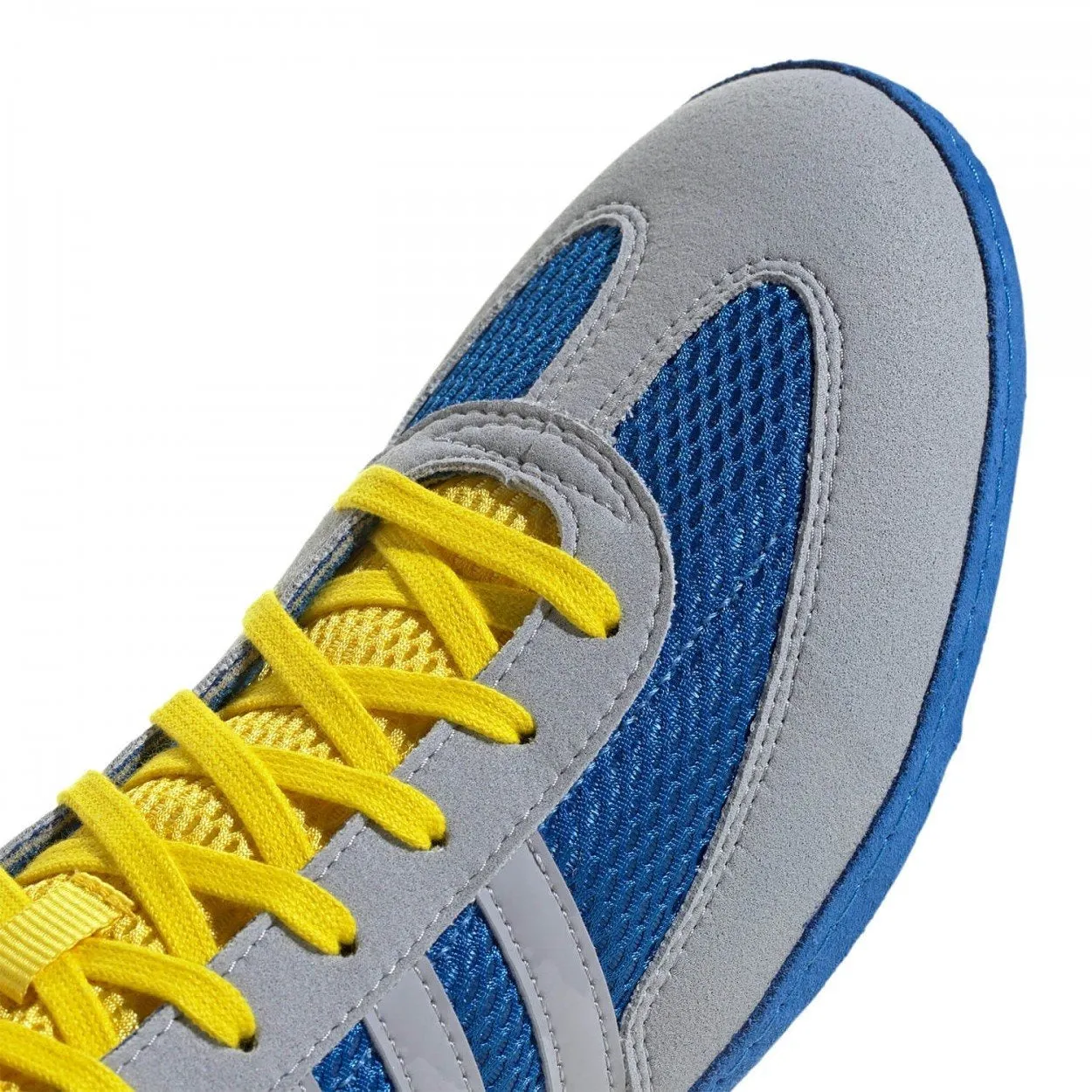 Ringerschuhe ADIDAS Combat Speed 4 - Blau/Grau/Gelb