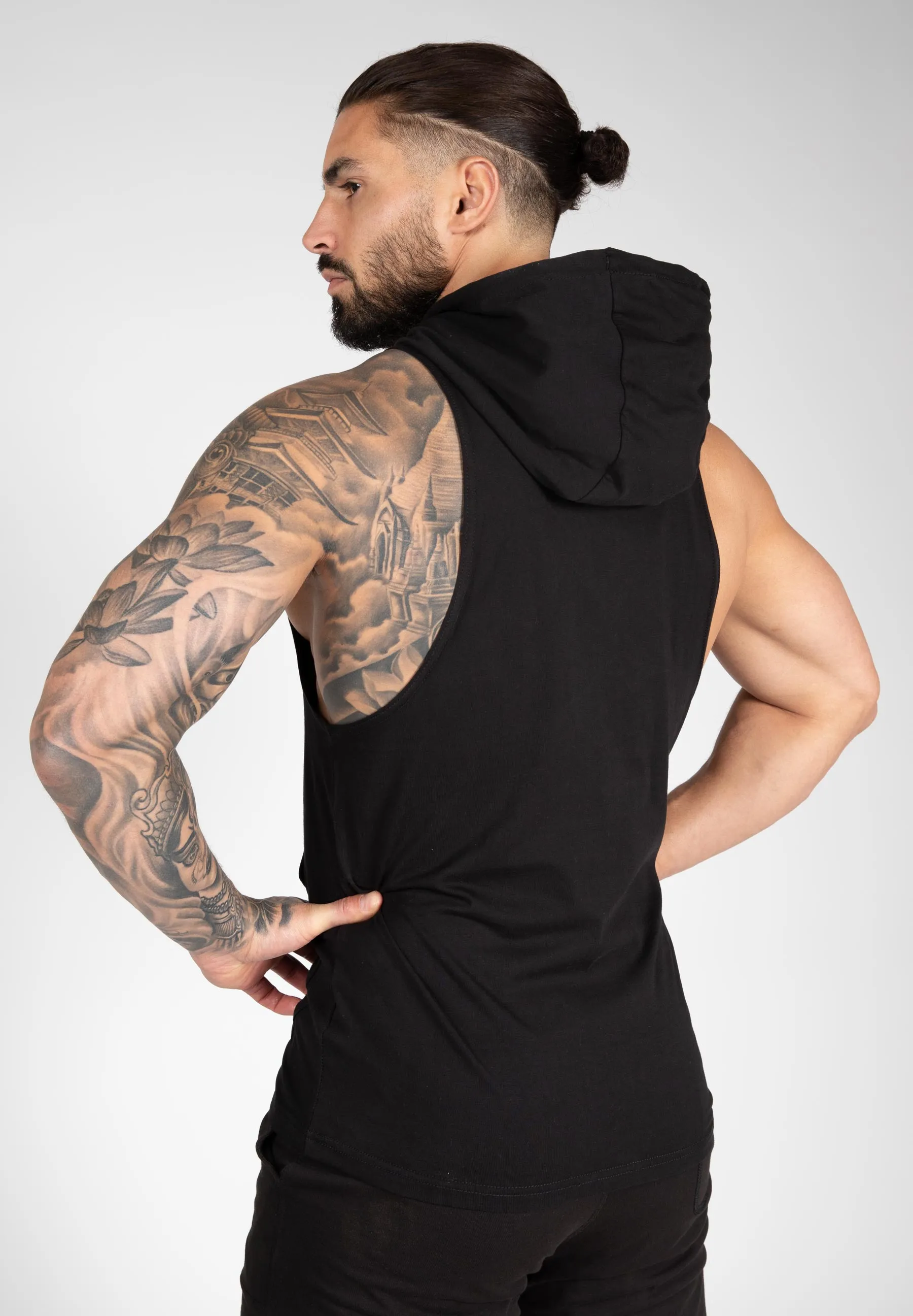 Rogers Hooded Tank Top - Black