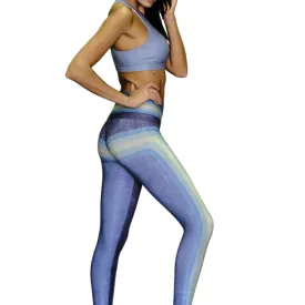 Shirley Barefoot Blue Leggings