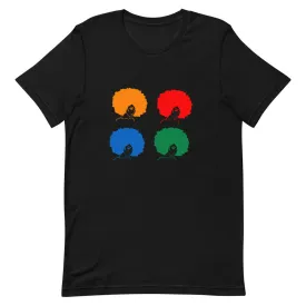 Short-Sleeve Unisex T-Shirt Colorful Afros