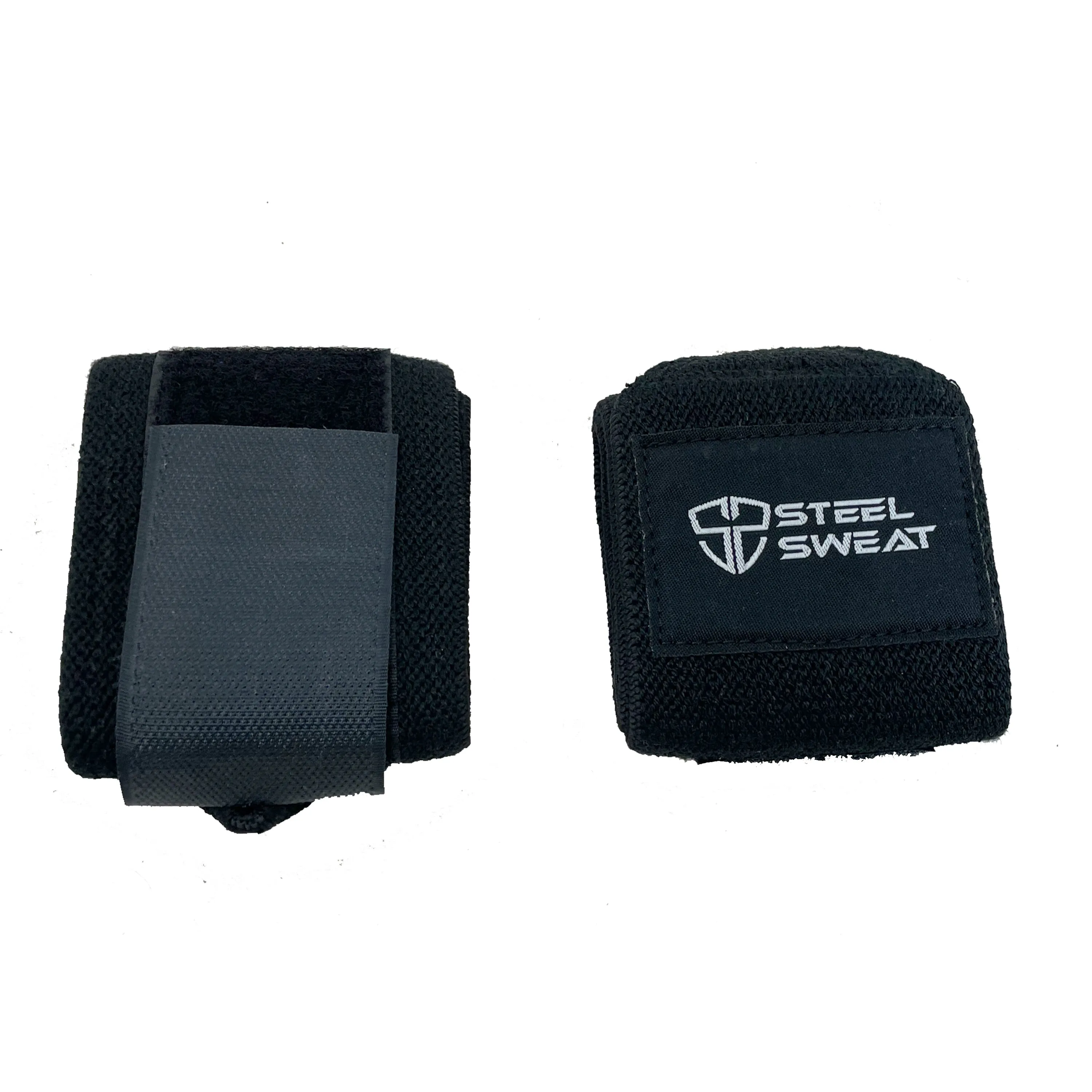 Steel Sweat Wrist Wraps - Black