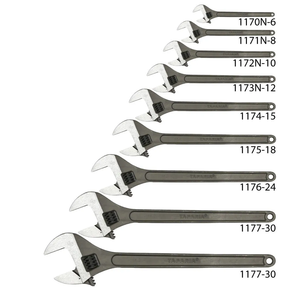 Taparia: 1170-6 Single Sided Open End Adjustable Spanner Wrench 155mm/6.1inch