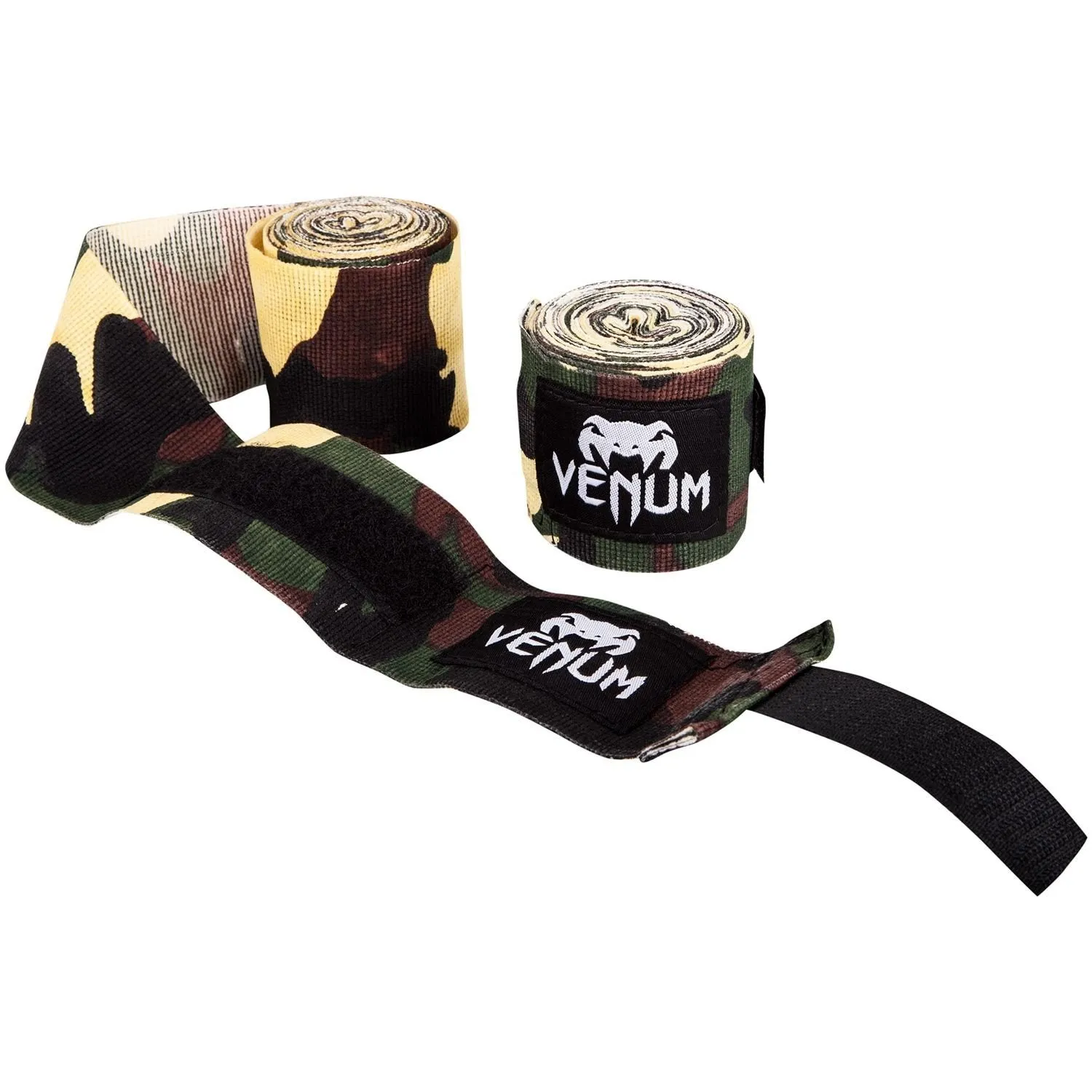 Venum Kontact Boxing Hand Wraps, 4 Mtrs - Forest Camo