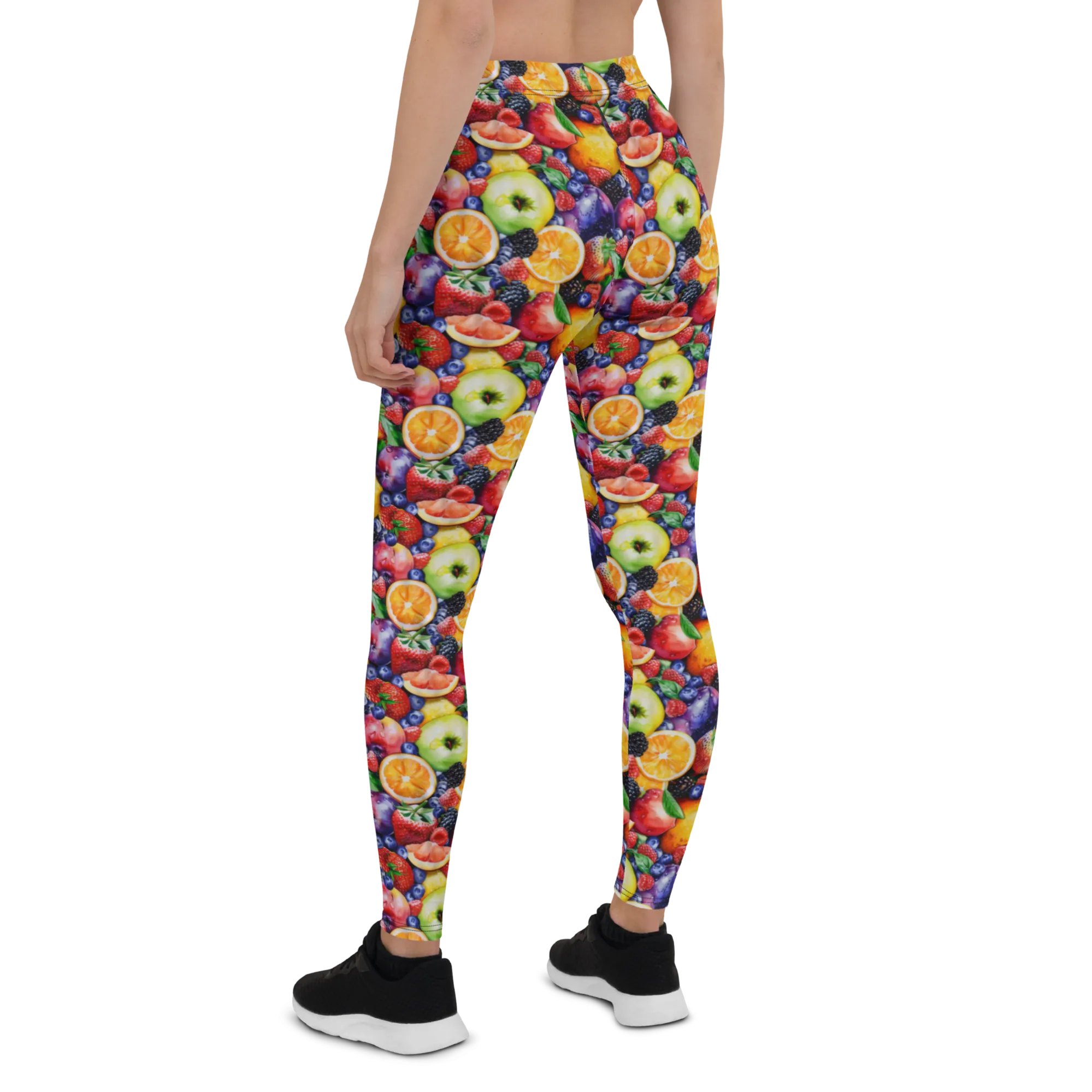 Watercolor Fruit Leggings