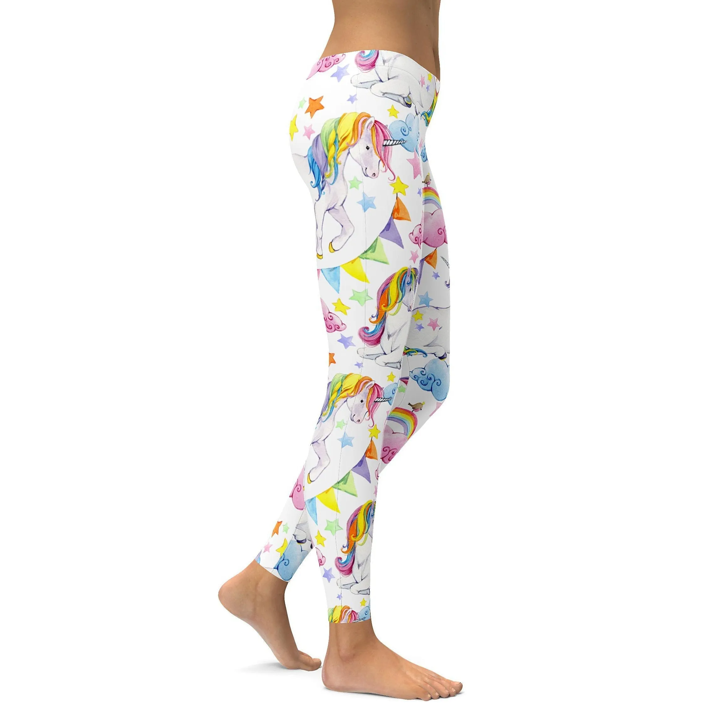 Watercolor Unicorn Leggings