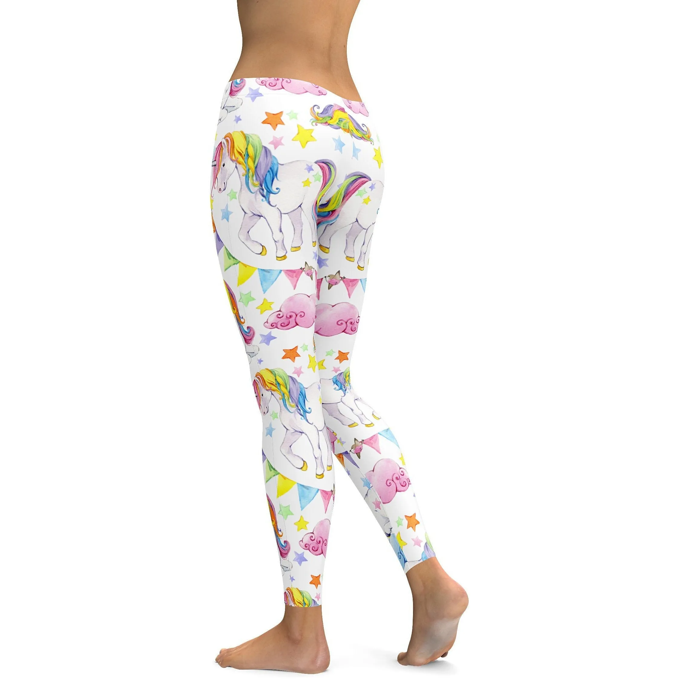 Watercolor Unicorn Leggings