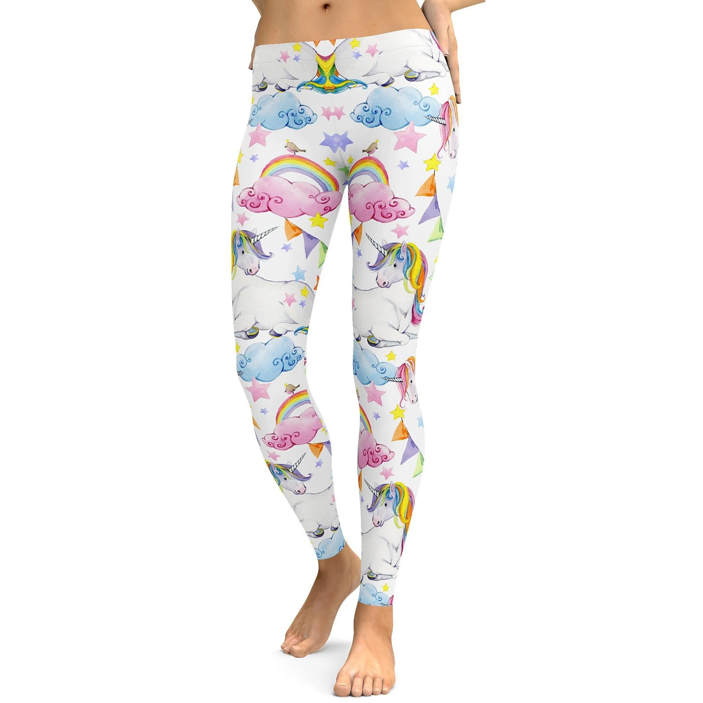 Watercolor Unicorn Leggings