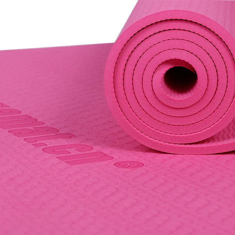 Yoga TPE Mats for Fitness Genuine Slip Yoga Mat 6mm Longer Beginner Thick Yoga Mats